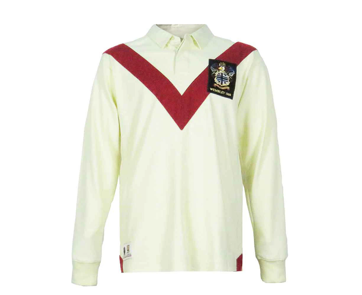 Vintage St Helens Shirt 1966 Rugby League - Beige