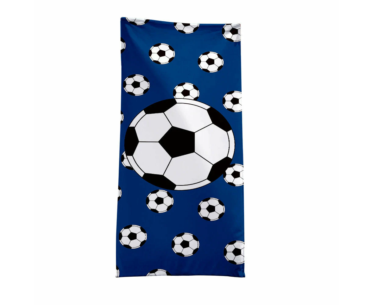 Football Soccer Balls Beach Towels 3 Sizes Available Medium Large Extra Large