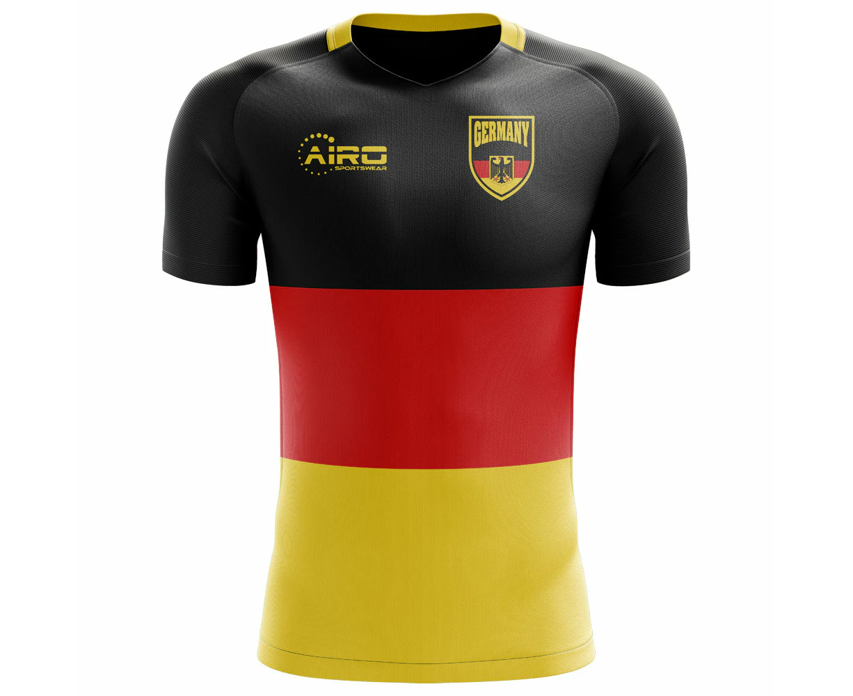 2023-2024 Germany Flag Concept Football Shirt - Adult Long Sleeve