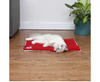 Christmas Theme Pet Cat Dog Bed Mat Pad Soft Warm Thick Kennel Cage Sofa Mat for Small Medium Large Dogs Sleeping