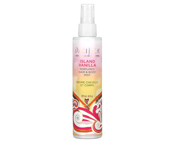 Perfumed Hair & Body Mist, Island Vanilla , 6 fl oz (177 ml)