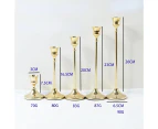 Metal Candle Holder Gold Black Modern Candlesticks for Candles Wedding Decoration Table Home Decor Church Wedding Decoration—gold F