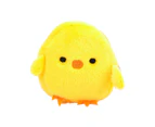 3-Piece Set of Cute Little Yellow Chicken Changing Small Plush Coin Purse Small Coin Purse for Kids Fits Credit Cards, ID Cards, Keys, Earphones, Lips