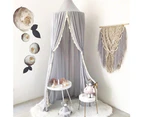 Beautiful Lace Decor Bed Mosquito Net Children Bedroom Netting Home Decorationgray