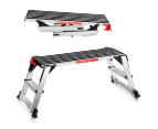 Costway Aluminum Step Stool Folding Platform Bench Camping Caravan Accessories Garage Tool