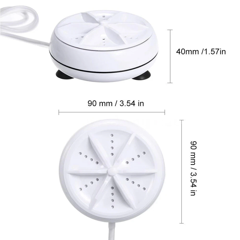 Automatic Portable Personal Mini Turbo Washing Machine