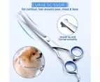 6 In 1 Professional Stainless Steel Dog Scissors