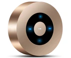 Wireless Bluetooth Speaker,Mini Portable Circular Speaker with LED Touch Design,Hand-Free,Rich Bass,HD Audio