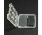 Multifunctional Clear Micro SD TF SDHC MSPD Memory Card Storage Box Holder Case