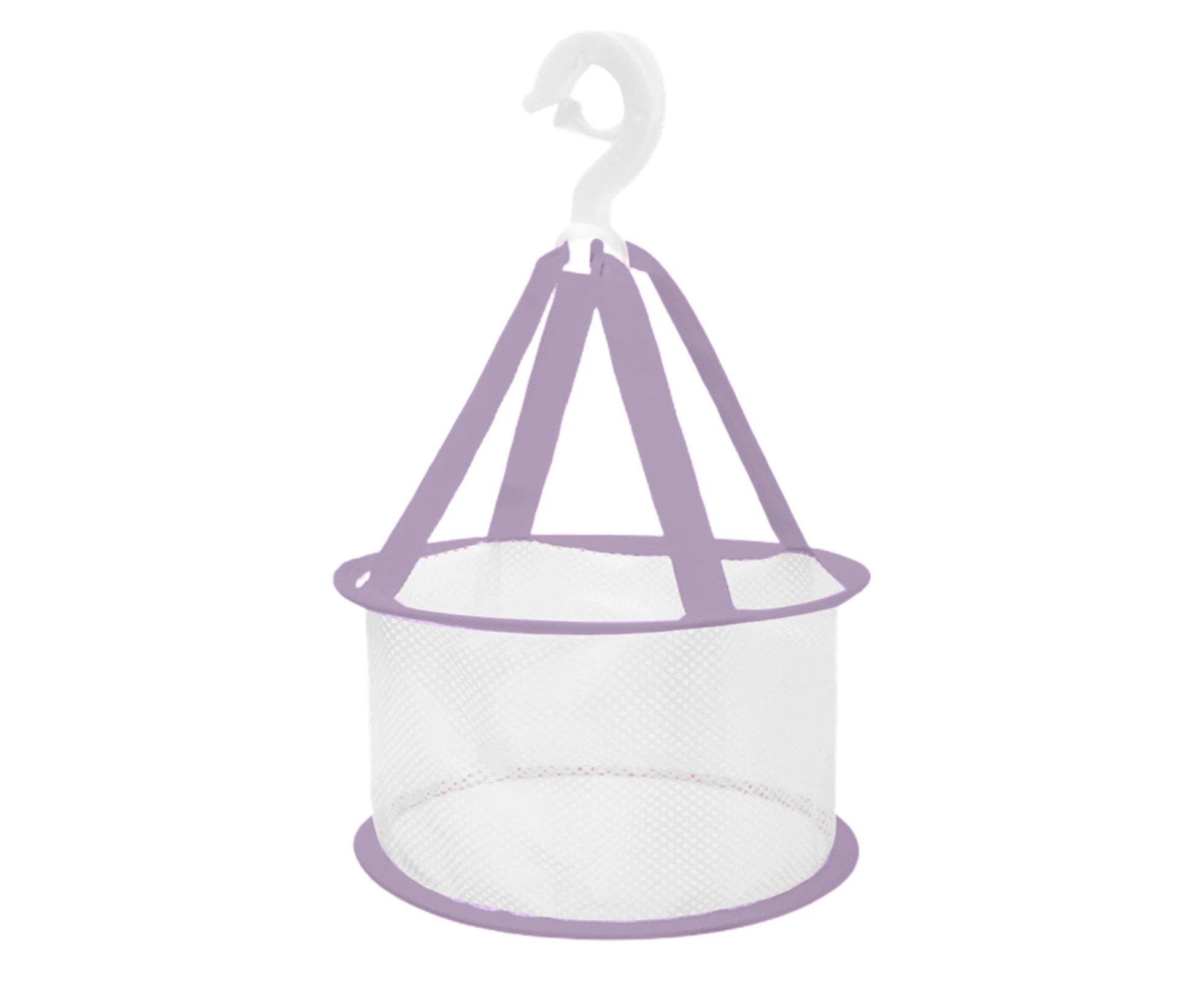 Ventilation Drying Basket Large Capacity Lightweight Mesh Hole Design Clothes Basket Household Supplies - Purple