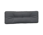 vidaXL Pallet Cushions 2 pcs Anthracite Fabric