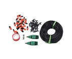 82Ft Garden Irrigation System Greenhouse Micro Drip Irrigation Kit Plant Watering System For Vegetable Plots Cooling