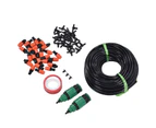 82Ft Garden Irrigation System Greenhouse Micro Drip Irrigation Kit Plant Watering System For Vegetable Plots Cooling