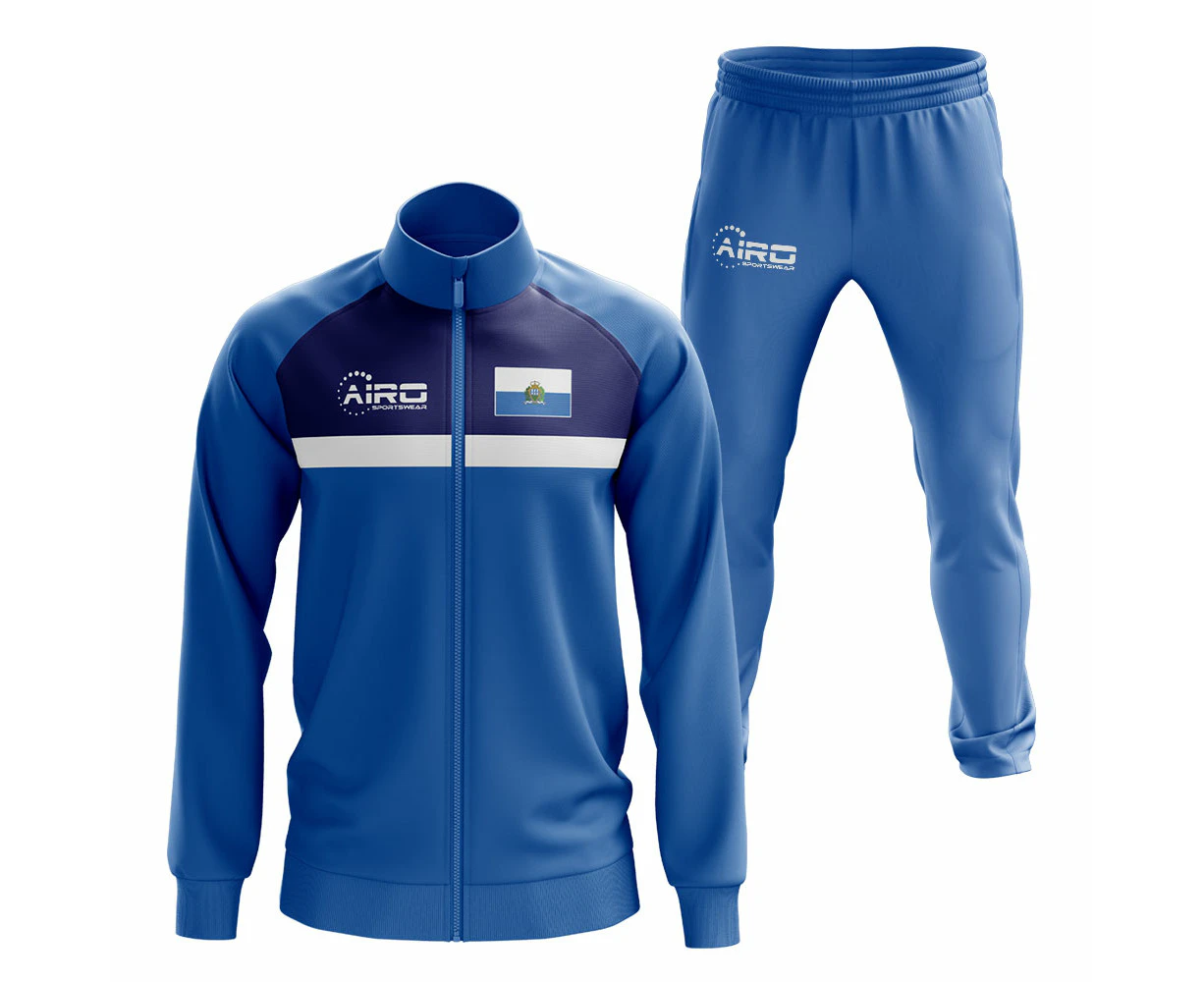 San Marino Concept Football Tracksuit (Blue)