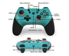Bluetooth Switch Controller, Wireless Pro Controller Compatible for Nintendo Switch, PC Game Controller Supports Gyro Axis Turbo, Dual Vibration Green