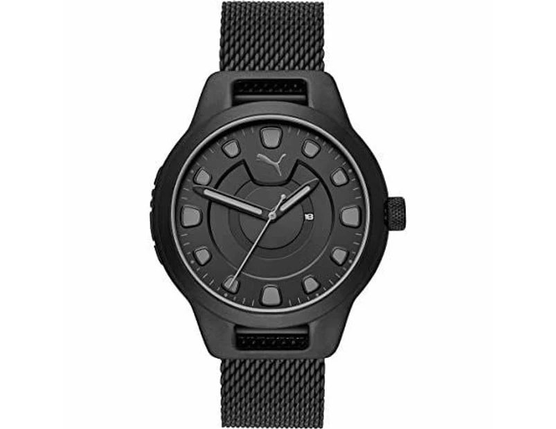 Elegant Replacement Watch Strap Black Mesh Strap For Men's Quartz Wristwatch