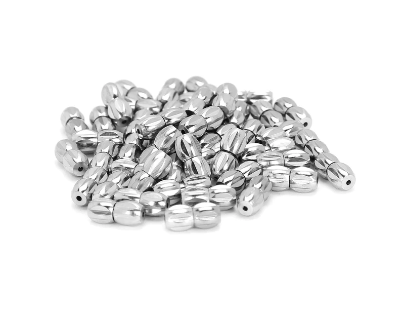 50Pcs Bracelet Clasp Necklace Snap Buckle Diy Beaded Jewelry Accessory Platinum Plated Brass