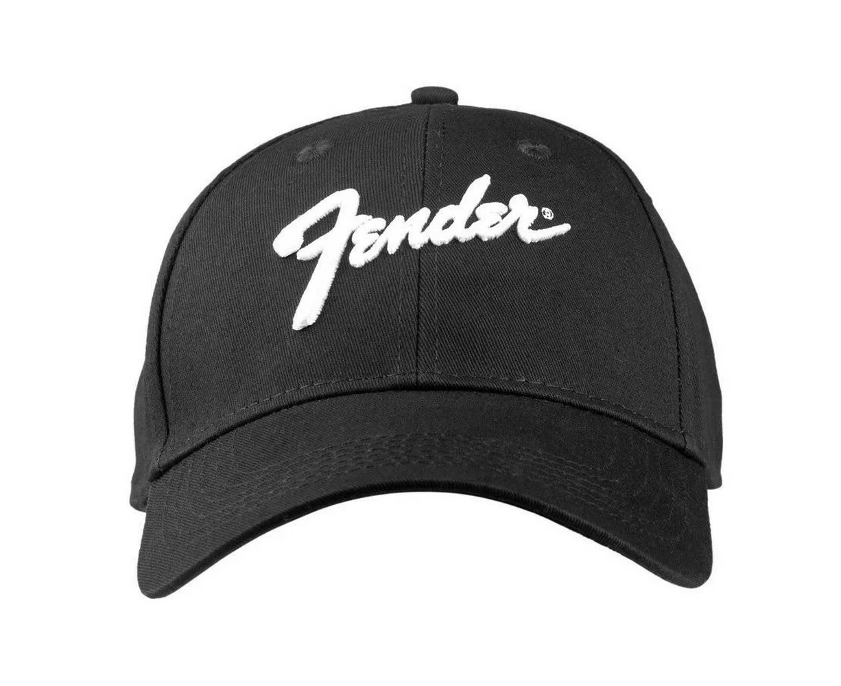 Fender Unisex Adult Logo Baseball Cap (Black) - RO2485