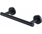 Bathroom Towel Rack Wall Mounted Adhesive Towel Rack 23cm SUS304 Stainless Steel Towel Rack Matte Black