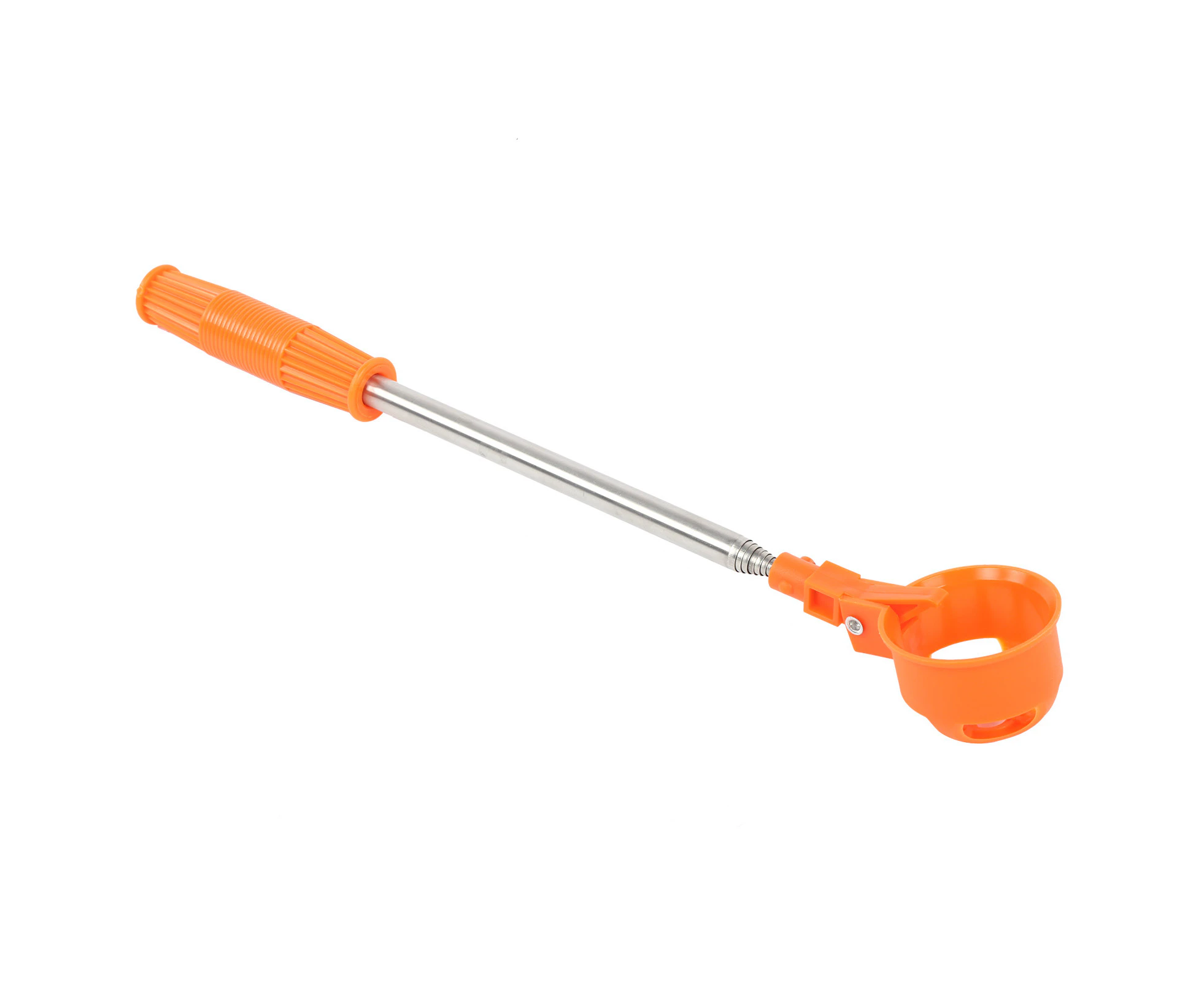 Golf 8‑Section Antenna Ball Retriever Stretchable Portable Pick Up Sucker Tool Orange Red