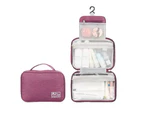 Waterproof Travel Toiletry Bags Cosmetic Bag Multi-function --Purple