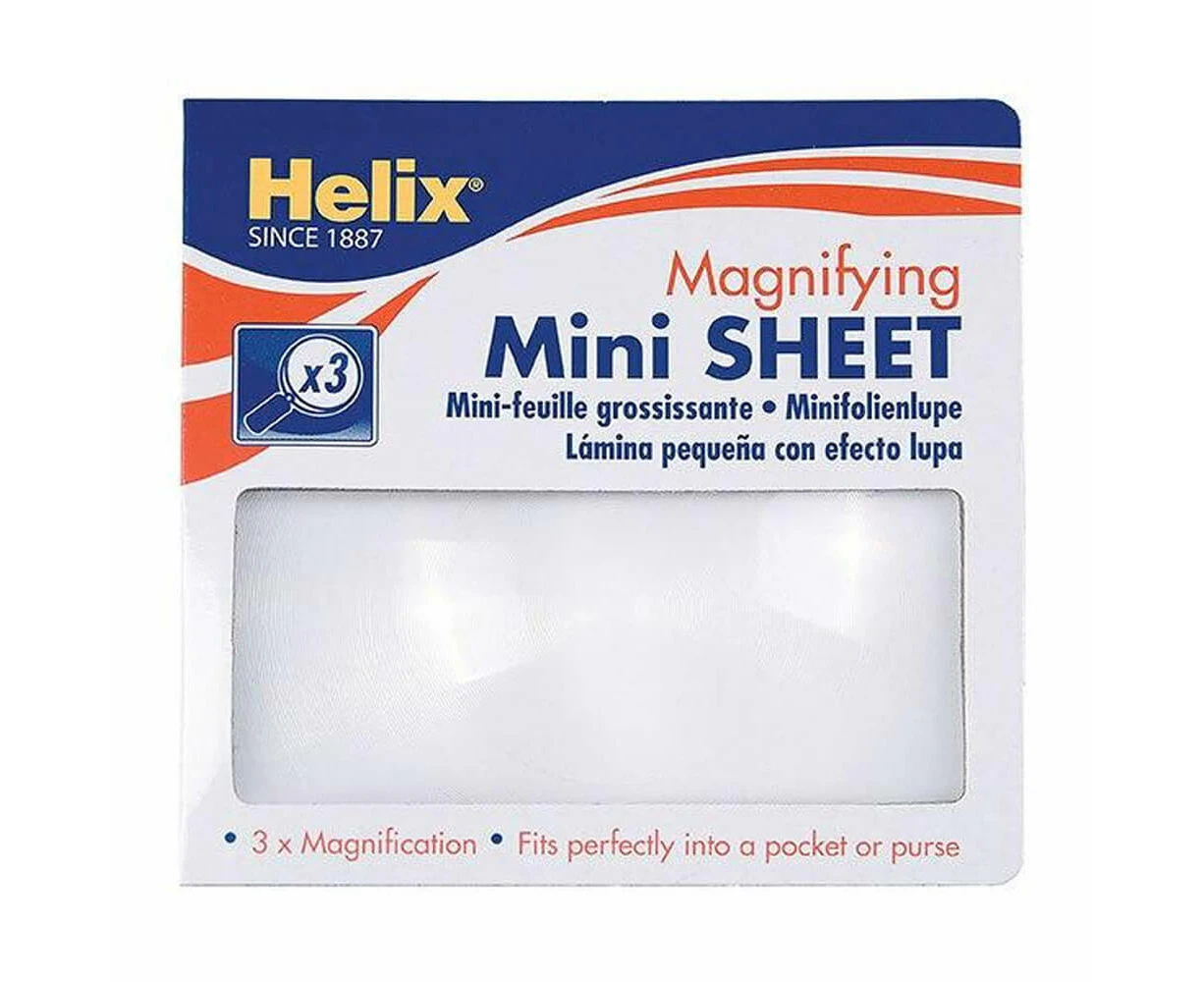 Helix Mini Magnifying Sheet 10pk (55x85mm)