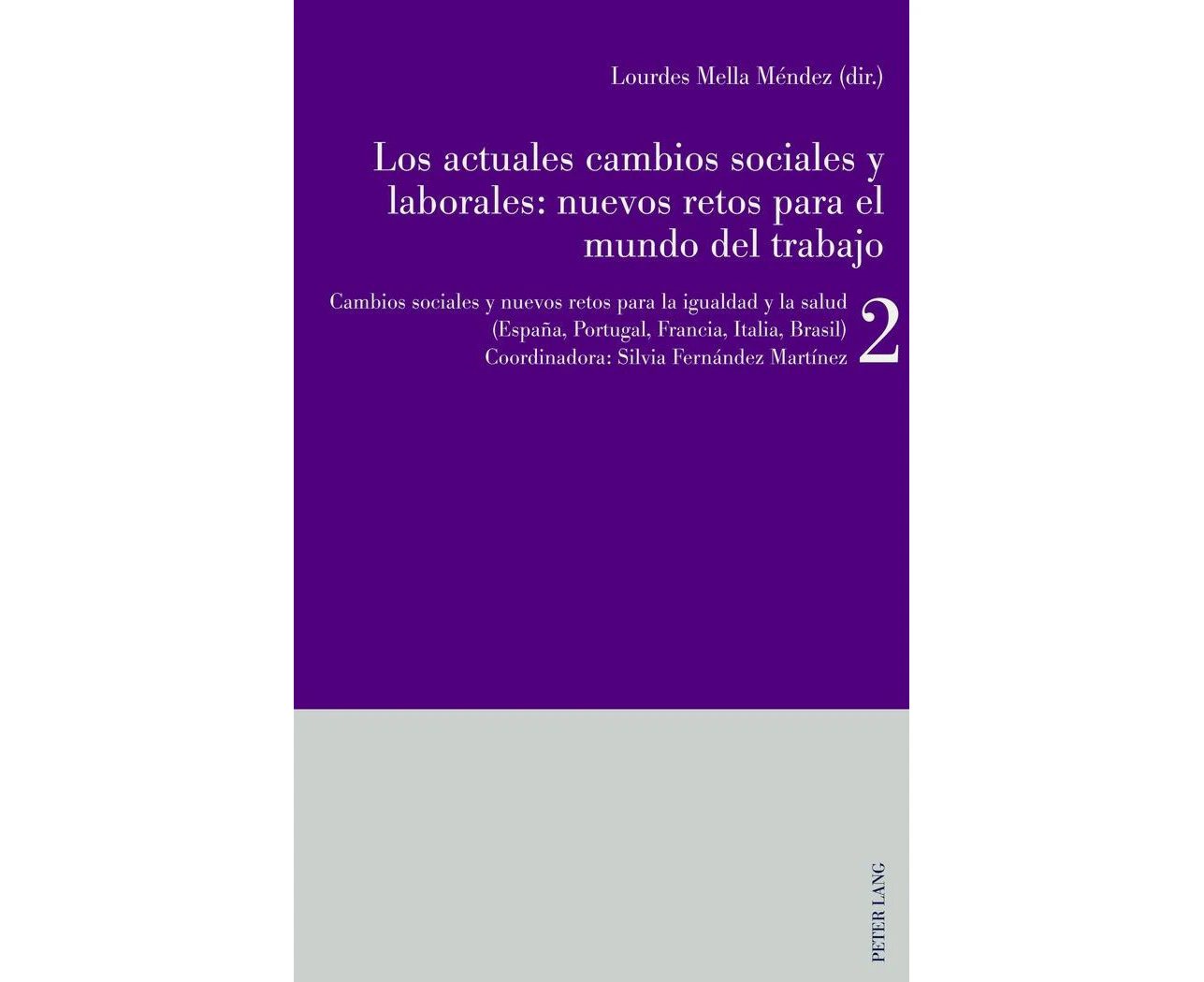 Los actuales cambios sociales y laborales: nuevos retos para el mundo del trabajo; Libro 2: Cambios sociales y nuevos retos para la igualdad y la salud (Es