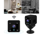 Centaurus X6 Security Camera HD-compatible Motion Detection Infrared Night Vision Desktop 1080P Wireless Infrared Web Camera for Home-Black