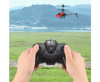 RC Helicopter USB Charging Remote Control Aircraft Kids Flying Toy - Red