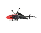 RC Helicopter USB Charging Remote Control Aircraft Kids Flying Toy - Red