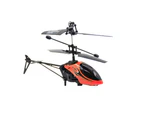 RC Helicopter USB Charging Remote Control Aircraft Kids Flying Toy - Red