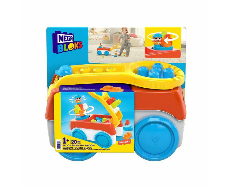 MEGA BLOKS Block Spinning Wagon - Blue