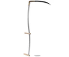 Scythe With Grinding Stone Reaping Mowing Hand Tool Snath Sickle Reaper 140cm