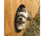 Dome Window For Pets Transparent Acrylic Semicircular Cover Pet Fence Window For Cat Dog