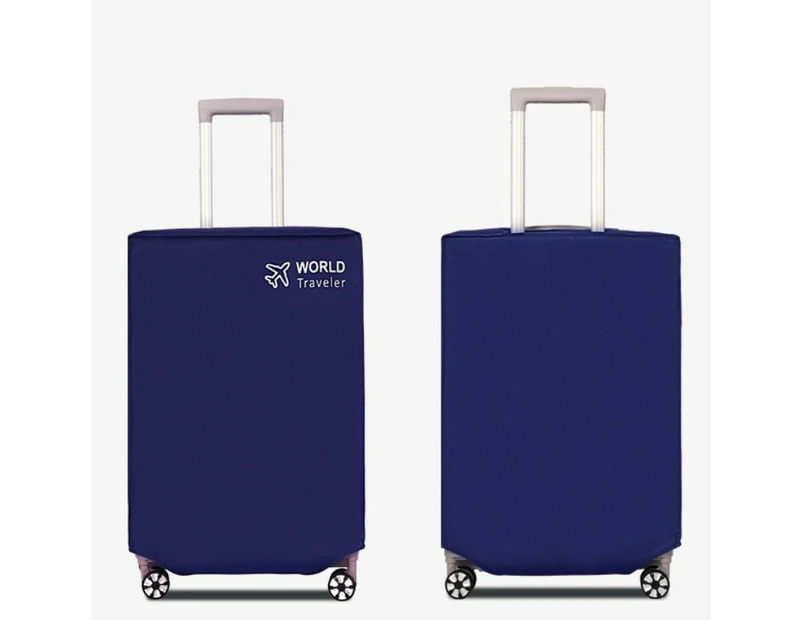 Travel Luggage Suitcase Dustproof Cover High-Quality Protector Blue Size-28in