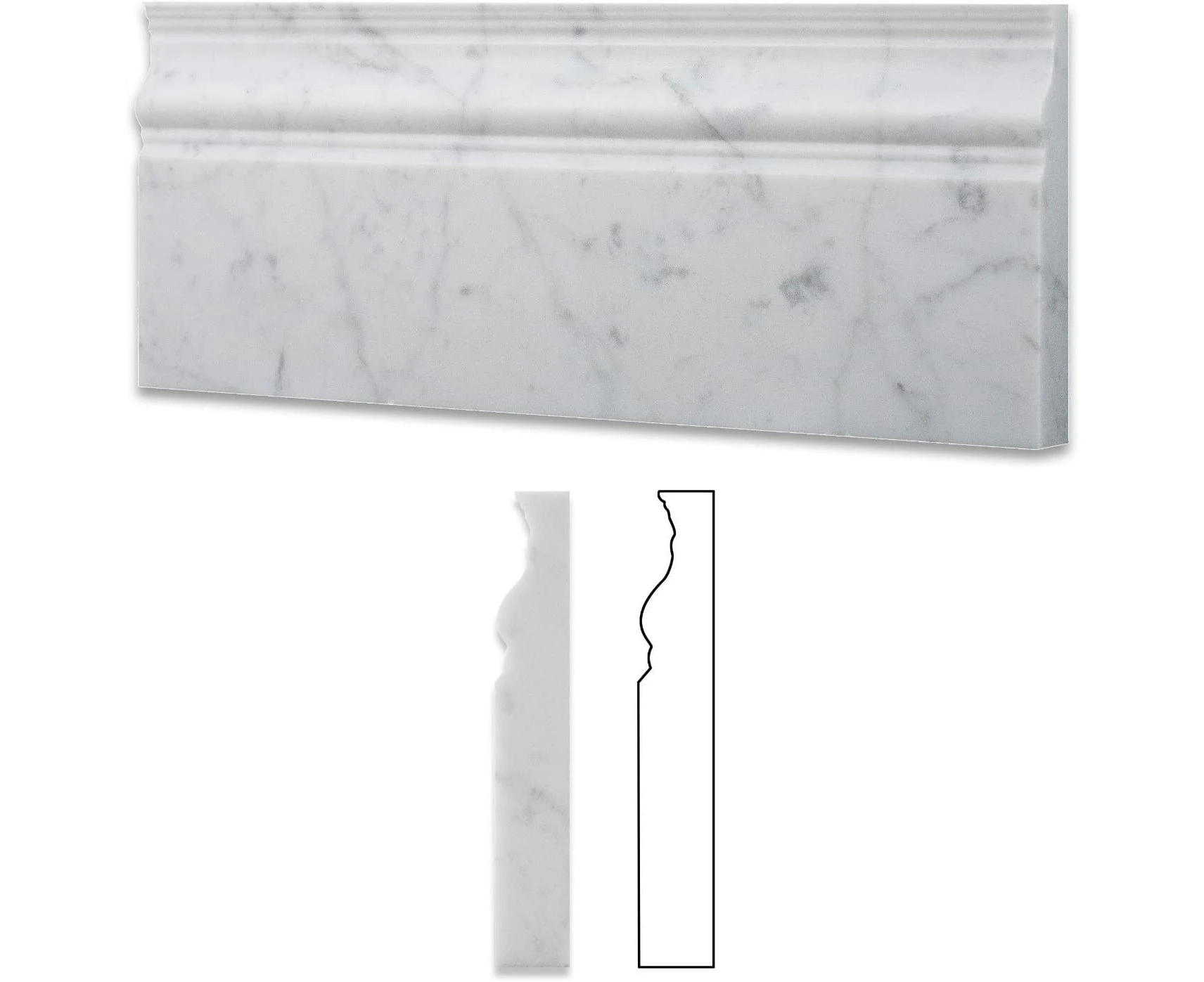 Carrara Skirting Honed