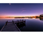 The Sunset Of White Rock Lake’s Little Pie  Print 100% Australian Made (Streched Canvas)