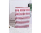 75L Freestanding Laundry Hamper Collapsible Large Clothes Basket with Easy Carry Extended Handles for Clothes Toys-Pink