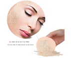 2PCS Round Make Up Facial Face Soft Sponge Cosmetic Puff Women Lady Beauty Makeup Foundation Powder Puff(Beige)