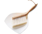 Dustpan And Broom Dustpan And Brush Cage Cleaner Hutch Accessorywhite Wood-1pcs