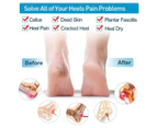 Silicone Heel Protectors, Strong Breathable Heel Protectors, Heel Scissors for Quick Relief of Heel Pain, for Men and Women