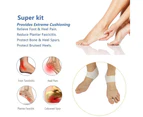 Silicone Heel Protectors, Strong Breathable Heel Protectors, Heel Scissors for Quick Relief of Heel Pain, for Men and Women