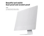 Dust Cover Wear-resistant Anti-scratch Waterproof Desktop Monitor Fabric Protective Cover for iMac 21 Inch/27 Inch - Silver