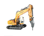 Double E E561-003 RC Excavator Truck  1/16 Scale 2.4GHz 3 In 1 Construction Truck Metal Shovel and Drill RC Toy For Kids