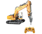 Double E E561-003 RC Excavator Truck  1/16 Scale 2.4GHz 3 In 1 Construction Truck Metal Shovel and Drill RC Toy For Kids