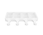 Silicone Ice Cream Mold 4 Cavities Diy Ice Bar Maker Mould For Kitchen Tool Suppliess