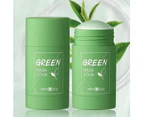 2PCS Green Tea Cleansing Mask Facial Stick Oil Acne Control Blackhead Deep Clean Pore