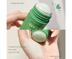 2PCS Green Tea Cleansing Mask Facial Stick Oil Acne Control Blackhead Deep Clean Pore