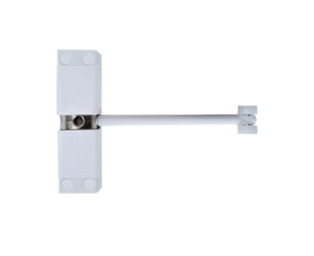 20-70KG White Zinc Alloy Adjustable Surface Mounted Automatic Spring Closing Door Closer Fire Rated Door Stopper Door Hardware