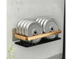 2pcs Punch-Free Bathroom Shelf Organizer Rack Shower Storage Shelf Shelves Kitchen Toilet Storage for Bathroom Accessories SetStandard With pole